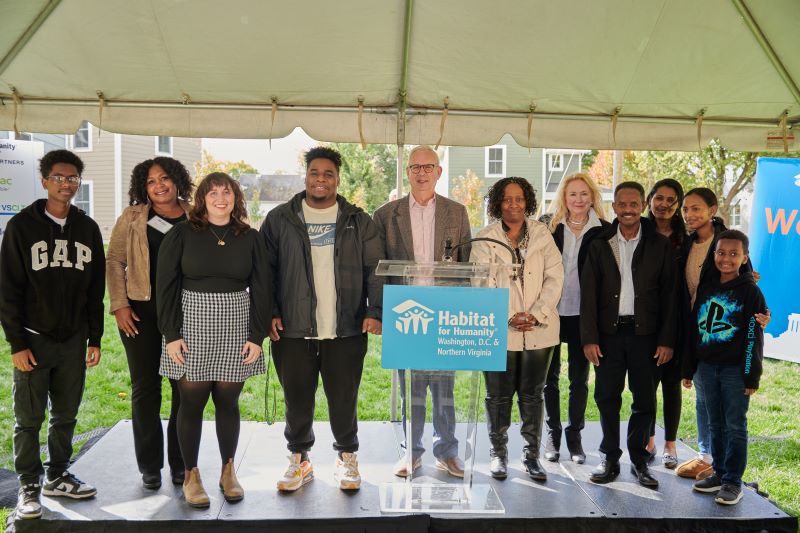 Habitat for Humanity Dedication in Groveton